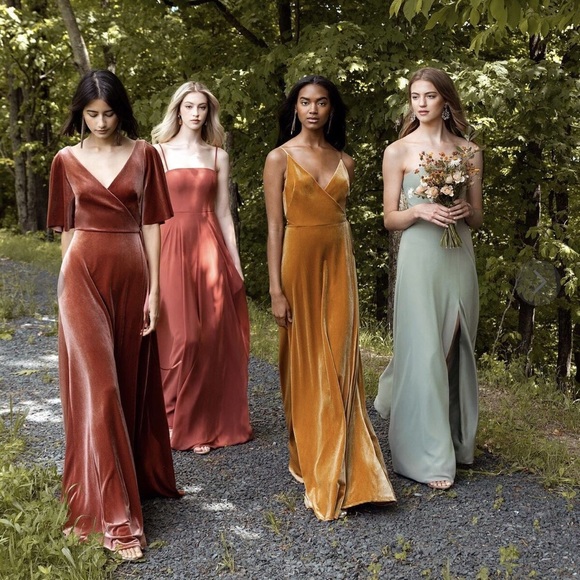 Velvet Bridesmaid Dresses Jenny Yoo Best Jenny Yoo Velvet Bridesmaid Dress  Cheap Sale Jenny Yoo